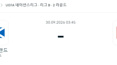 9월 30일 네이션스 스코틀랜드 스위스