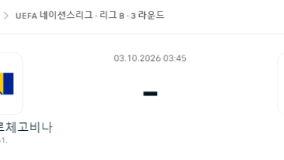 10월 3일 네이션스 보스니아 스웨덴