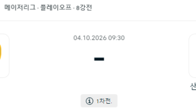 10월 04일 MLB 밀워키 샌디애이고