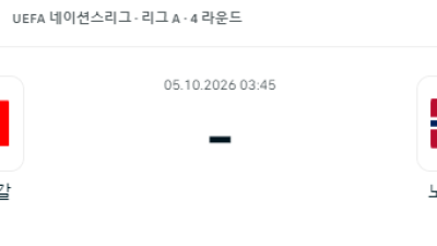 10월 5일 네이션스리그 포르투갈 노르웨이