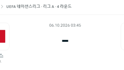 10월 6일 네이션스리그 프랑스 벨기에