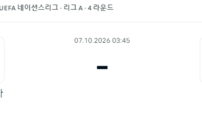 10월 07일 네이션스리그 크로아티아 스페인