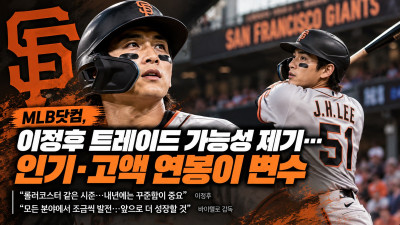 MLB닷컴, 이정후 트레이드 가능성 거론…높은 연봉·인기가 변수