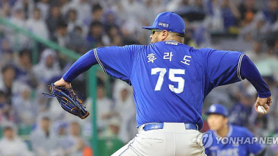 후라도는 첫 가을승, 올러는 대구 악몽 탈출…PO 2차전 외인 맞대결