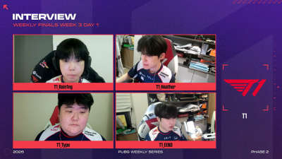 [PWS]T1, 매치5서 25점 폭발…파이널 3주 1일 차 극적 1위