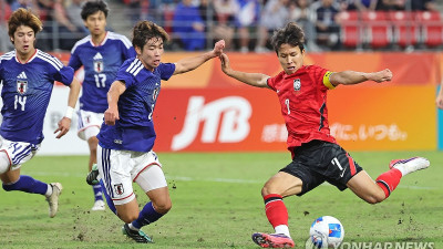 또 결승 한일전서 웃었다…한국 남자축구, 아시안게임 4연패