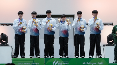 '리그오브레전드'·'대전격투' 2연속 金 합작…한국 e스포츠, 亞 맹주 입증