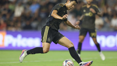 손흥민 강력한 슈팅이 크로스바 강타! LAFC는 7경기 만에 웃었다