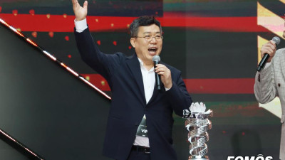 [포토]ASL 시즌22 결승전 개막을 선언하는 서수길 SOOP CVO