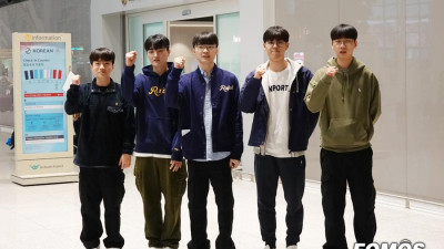 '롤드컵 4연패 도전' T1, 결전의 땅 미국으로 출국